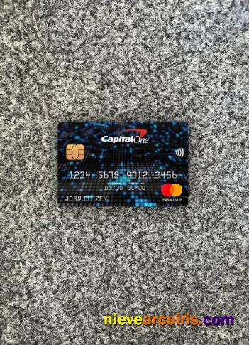 USA Capital One bank mastercard photolook